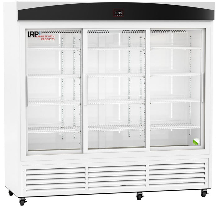 Lab Research Products (LRP) - LRP-VS-LP-69 - 69 Cu. Ft. Premier Sliding Glass Door Laboratory Refrigerator with Variable Speed Compressor
