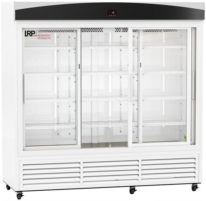 Lab Research Products (LRP) - LRP-VS-LP-69 - 69 Cu. Ft. Premier Sliding Glass Door Laboratory Refrigerator with Variable Speed Compressor