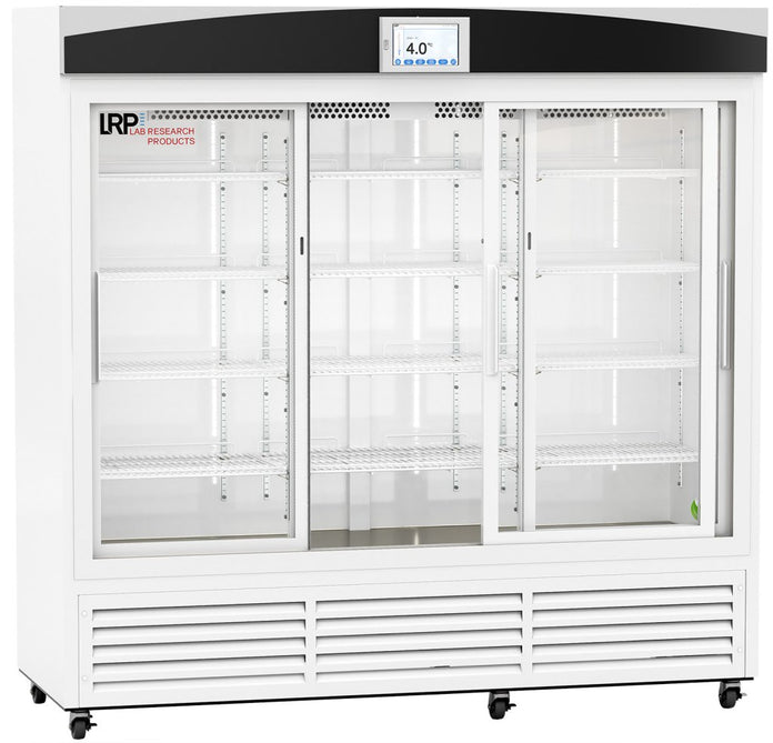 Lab Research Products (LRP) - LRP-VS-LP-69-TS - 69 Cu. Ft. Touchscreen Sliding Glass Door Laboratory Refrigerator with Variable Speed Compressor