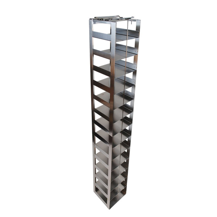 MCF-14-2-S - Vertical Rack for Mini 2" Boxes with Spring Lock, Holds 14 Boxes