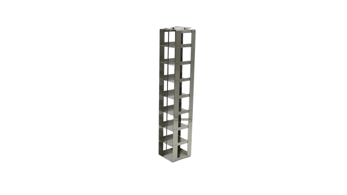 MCF-8-2 - Vertical Rack for Mini 2" Boxes, Holds 8 Boxes