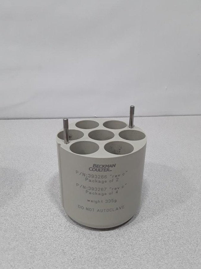 Beckman Coulter - 393266 - 30mm Diameter Conical Tube Adapter, Quantity of Two