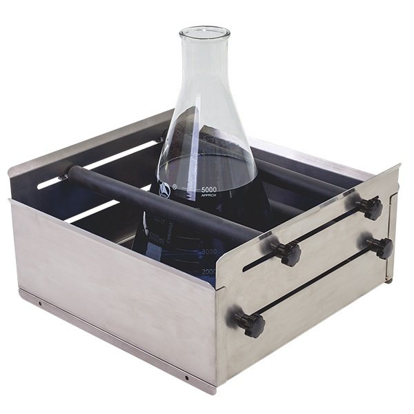Crystal Industries - OSA03 - Universal Platform with 2 Adjustable Bars for Large Flask for Orbital Shaker