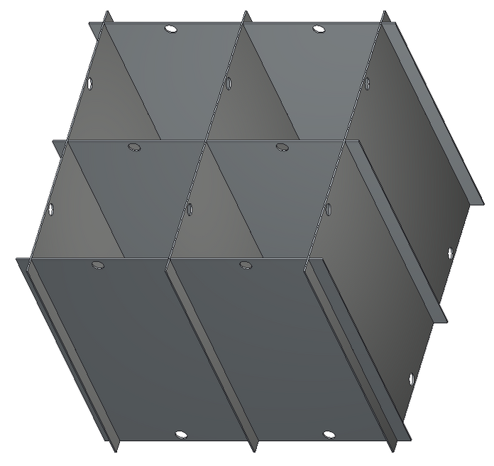 Crystal Industries - P-7005 - Platform Divider for Chartermed Bag Canister Frames F-C-7005