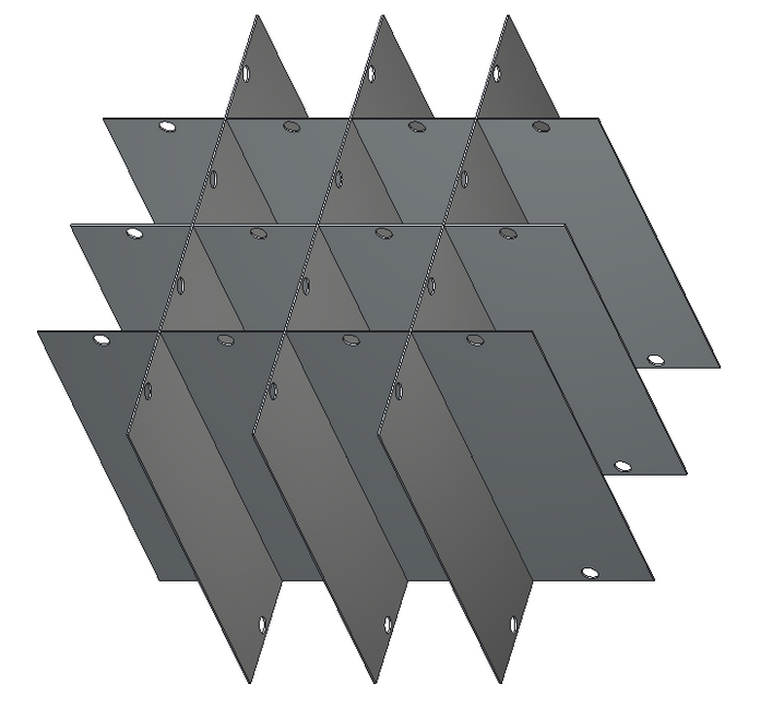 Crystal Industries - P-7120 - Platform Divider for Chartermed Bag Canister Frames F-C-7120
