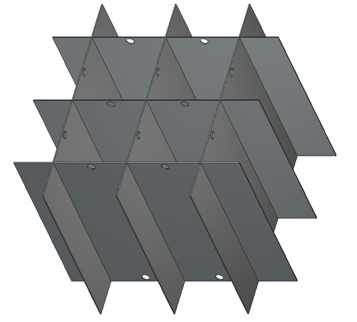 Crystal Industries - P-CBBC-V1 - Platform Divider for Med Sep Bag Canister Frames F-CBBC-V1