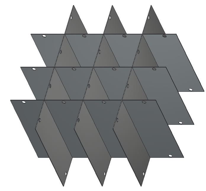 Crystal Industries - P39-4R2111 - 39" Diameter Platform Divider for Baxter/Fenwal Bag Canister Frames F-C-4R2111