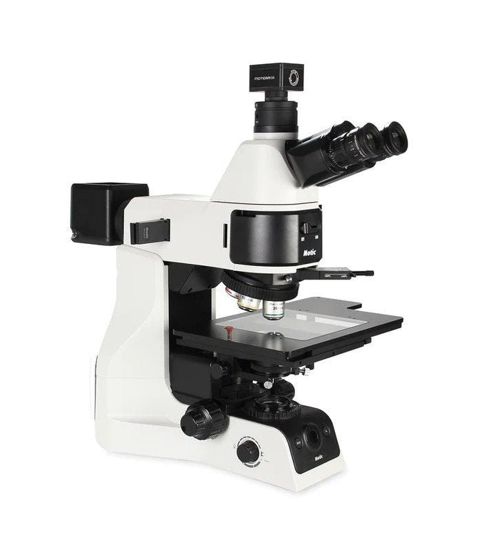 Motic Instruments - 1100104600851 - PA53MET-100W Upright Industrial Microscopes, Reflected Illumination
