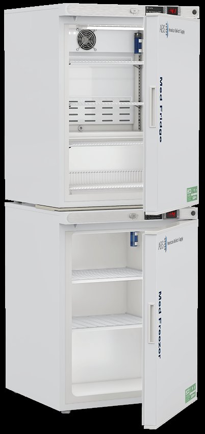 American Biotech Supply - PH-ABT-HC-RFC1020 - 10 Cu. Ft. Pharmacy Refrigerator and Freezer Combination