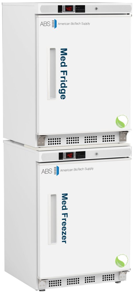 American Biotech Supply - PH-ABT-HC-RFC9 - 9 Cu. Ft. Pharmacy Refrigerator and Freezer Combination