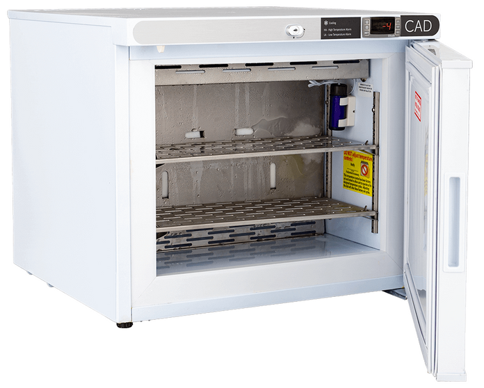 American Biotech Supply - PH-ABT-HC-UCFS-0120A-CAD - 1 Cu. Ft. Pharmacy Countertop Controlled Auto Defrost Freezer Freestanding
