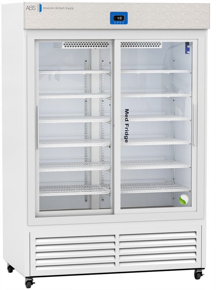 American Biotech Supply - PH-ABT-VS-47G - 47 Cu. Ft. Premier Sliding Glass Door Pharmacy Refrigerator with Variable Speed Compressor