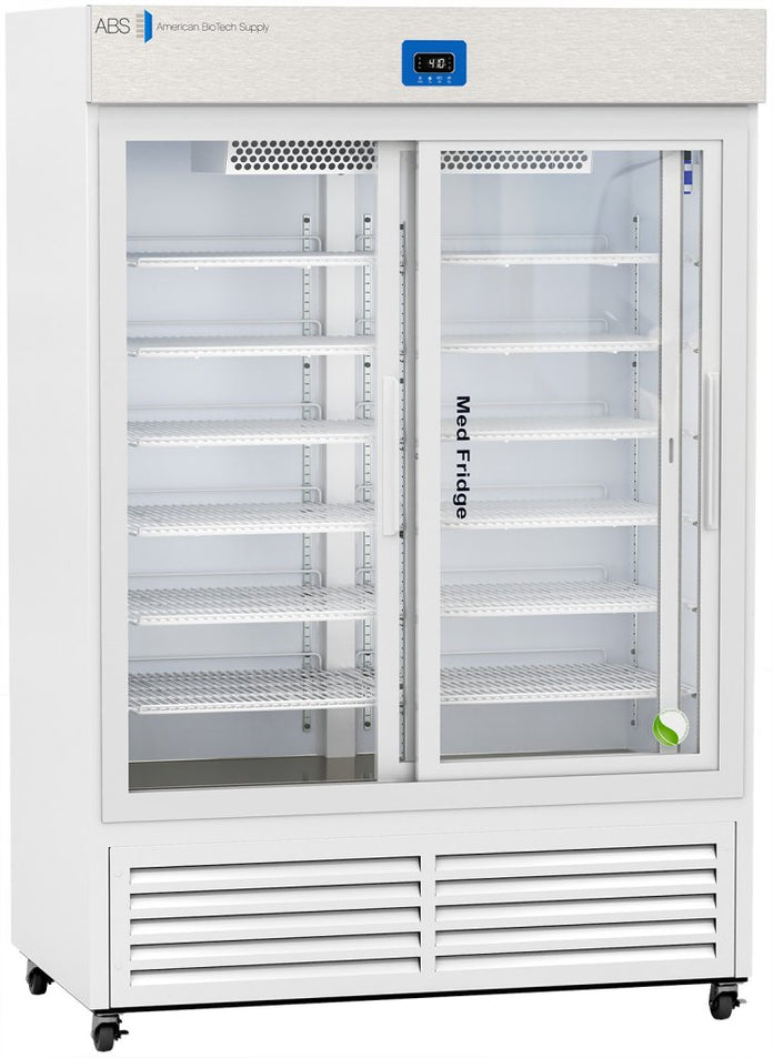 American Biotech Supply - PH-ABT-VS-47G - 47 Cu. Ft. Premier Sliding Glass Door Pharmacy Refrigerator with Variable Speed Compressor