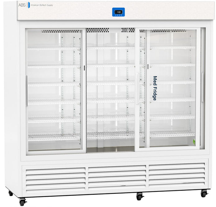 American Biotech Supply - PH-ABT-VS-69G - 69 Cu. Ft. Premier Sliding Glass Door Pharmacy Refrigerator with Variable Speed Compressor