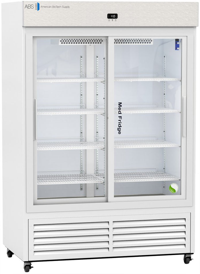 American Biotech Supply - PH-ABT-VS-S47G - 47 Cu. Ft. Standard Sliding Glass Door Pharmacy Refrigerator