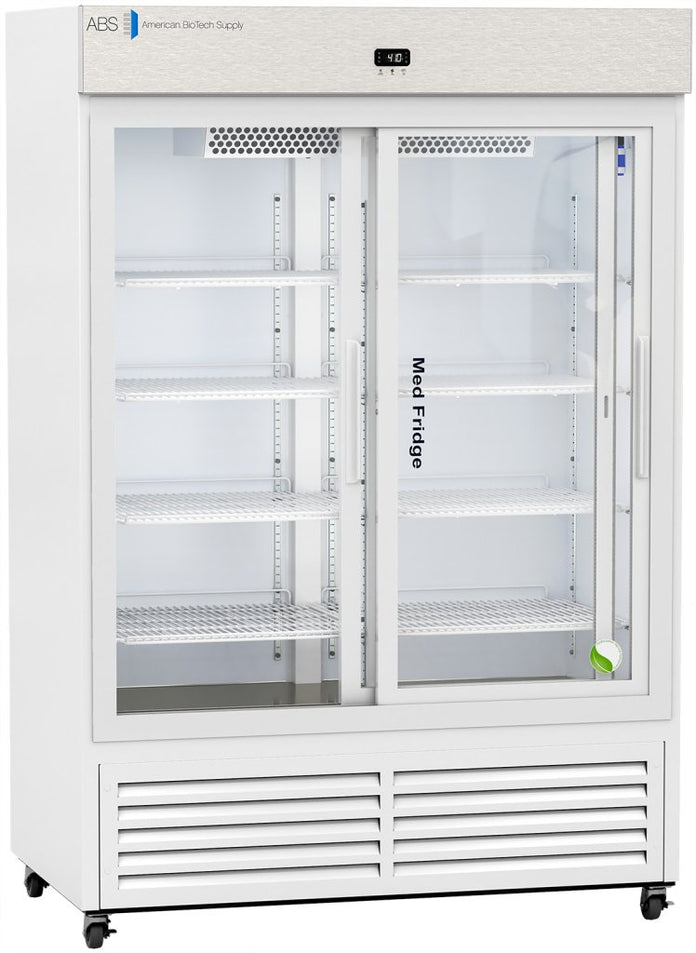 American Biotech Supply - PH-ABT-VS-S47G - 47 Cu. Ft. Standard Sliding Glass Door Pharmacy Refrigerator