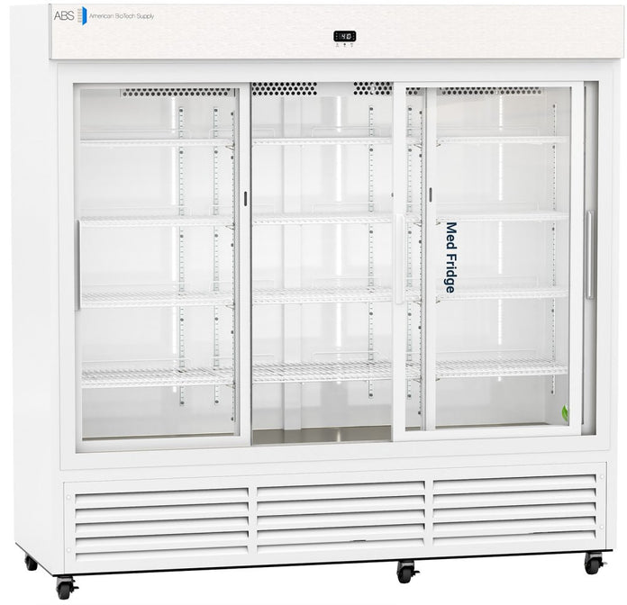 American Biotech Supply - PH-ABT-VS-S69G - 69 Cu. Ft. Standard Sliding Glass Door Pharmacy Refrigerator