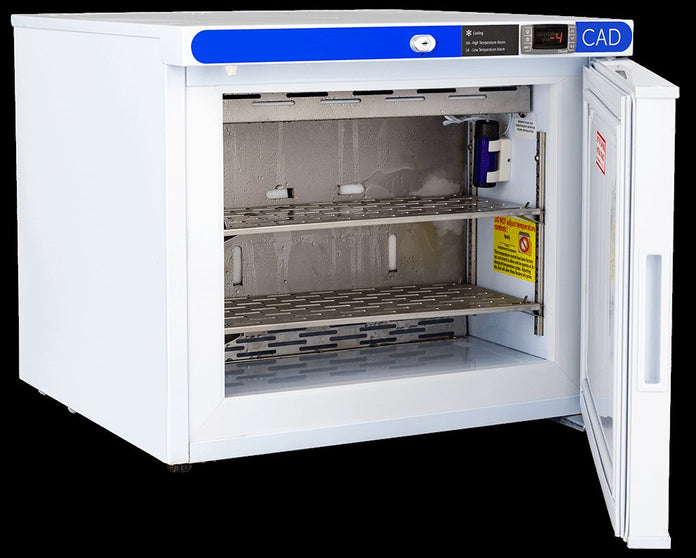 Lab Research Products (LRP) - PH-LRP-HC-UCFS-0120A-CAD - 1 Cu. Ft. Pharmacy Countertop Controlled Auto Defrost Freezer Freestanding