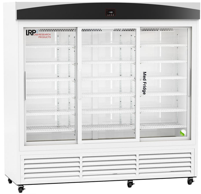 Lab Research Products (LRP) - PH-LRP-VS-69G - 69 Cu. Ft. Premier Sliding Glass Door Pharmacy Refrigerator with Variable Speed Compressor