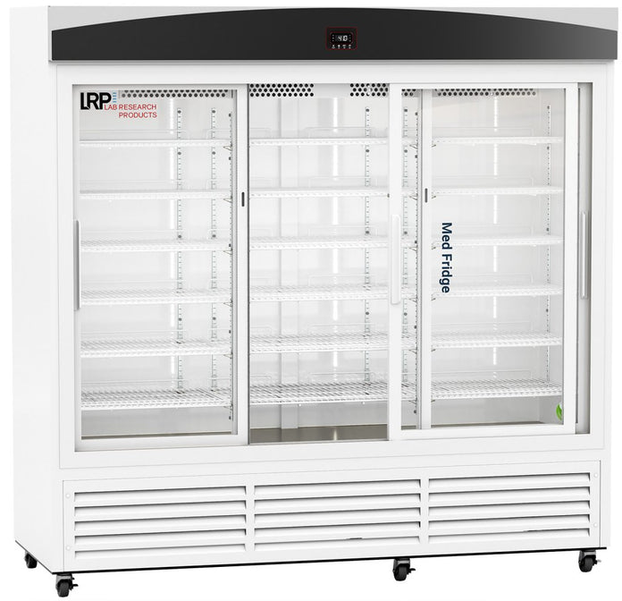 Lab Research Products (LRP) - PH-LRP-VS-69G - 69 Cu. Ft. Premier Sliding Glass Door Pharmacy Refrigerator with Variable Speed Compressor