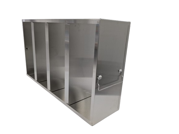 Crystal Industries - UF-412L - Upright Freezer Rack for Mixed Storage of 2", 3", and 3.75" Boxes