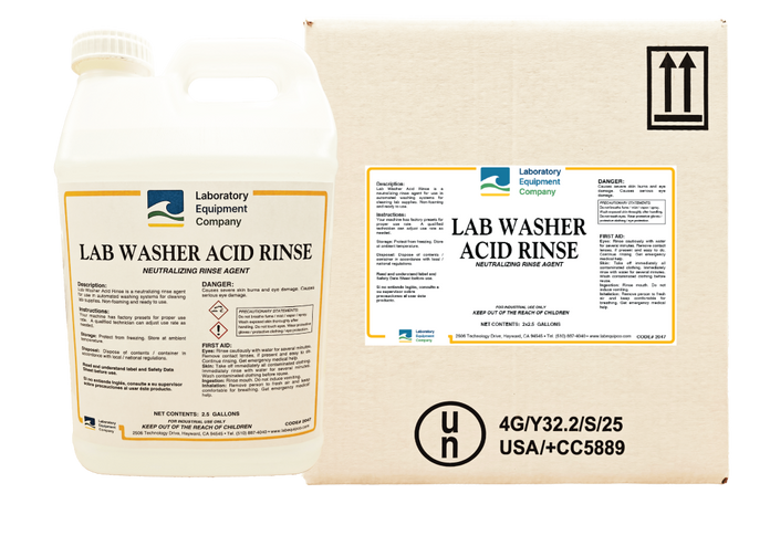 Laboratory Equipment Company - LEC-ACID - Lab Washer Acid Rinse