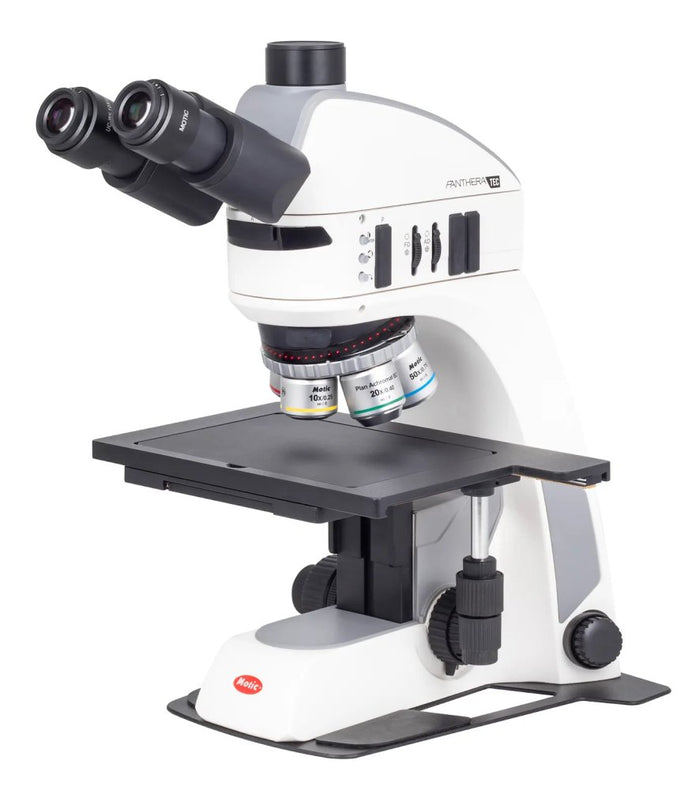 Motic Instruments - 1100104600232 - Panthera TEC-BD/DF/RL/TL, Upright Industrial Microscopes, 3x2 Stage (Trino)