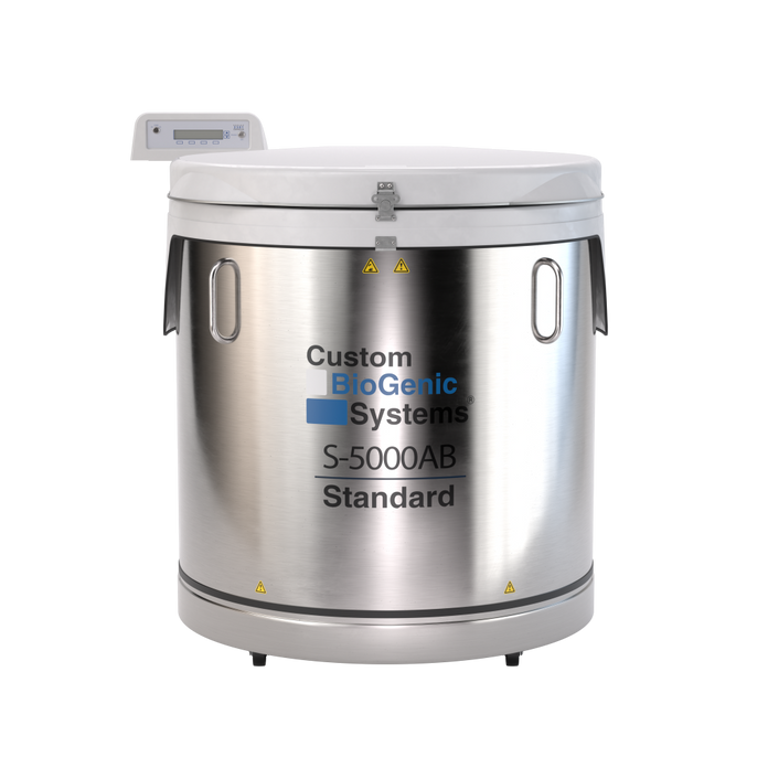 Custom Biogenic Systems - 33505 - Model S-5000AB, Standard LN2 Container Including 2301 Autofill-Monitor System with Gas By-Pass and LN2 Hose