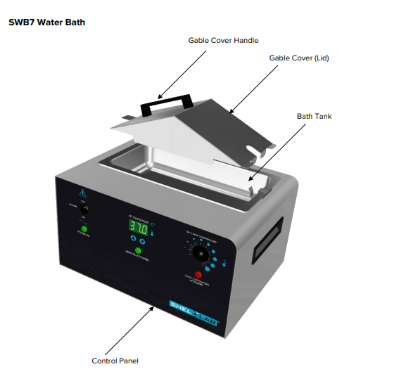 Sheldon Manufacturing Inc. - SWB7 - Digital Water Bath, 6L, 110-120V