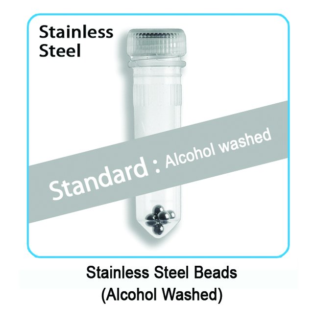 Benchmark Scientific - D1033-28 - Prefilled 2.0ml Tubes, Stainless Steel, 2.8mm Alcohol Washed, 50pk