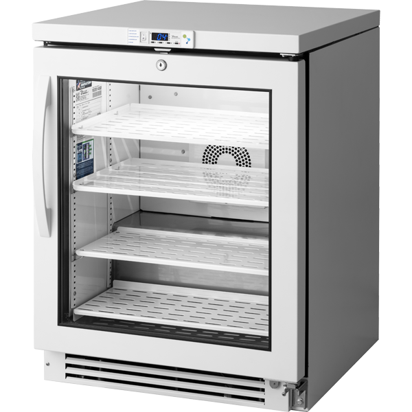 True Scientific - TSCI-150PR-SWG-R-WW-1A - 4.72 Cu.Ft. Swing Glass Door Pharmacy Refrigerator, 115V
