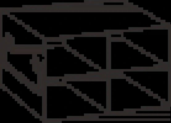 UF-375 - Upright Freezer Rack for 3.75" Boxes