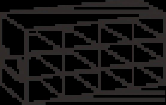 UF-375 - Upright Freezer Rack for 3.75" Boxes