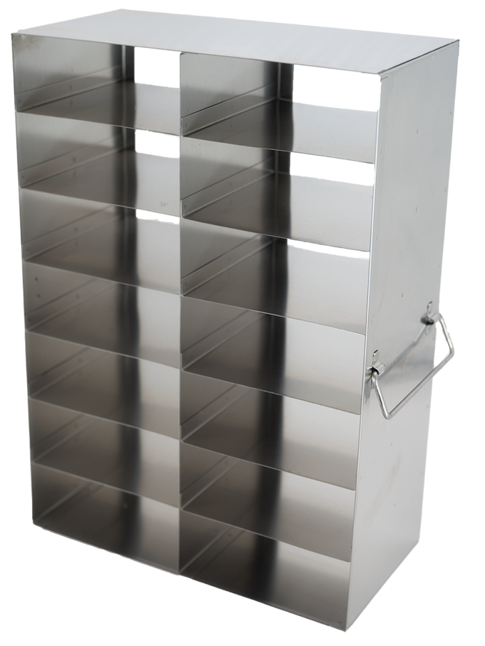 Crystal Industries - UF-272 - Upright Freezer Rack for 2" Boxes, 2x7 Configuration
