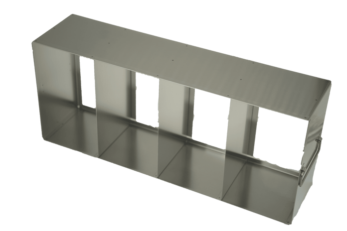UF-412L - Upright Freezer Rack for Mixed Storage of 2", 3", and 3.75" Boxes