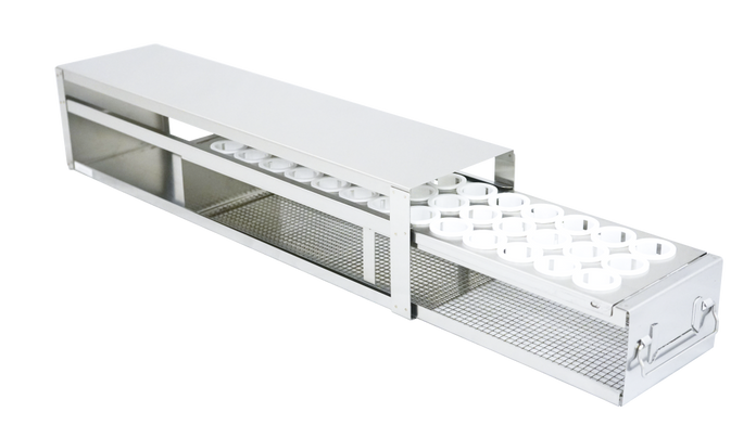 Crystal Industries - UFD-LT50-1 - Upright Freezer Rack with 1 Drawer for 50ml Centrifuge Tubes
