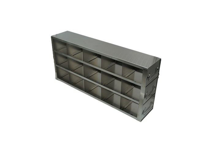 Crystal Industries - UFD-53-375 - Upright Freezer Drawer Rack for Large 3.75" Boxes, 5x3 Configuration