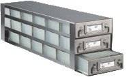 Crystal Industries - UFDML-63 - Upright Freezer Drawer Rack for SBS Formatted Boxes, 6x3 Configuration