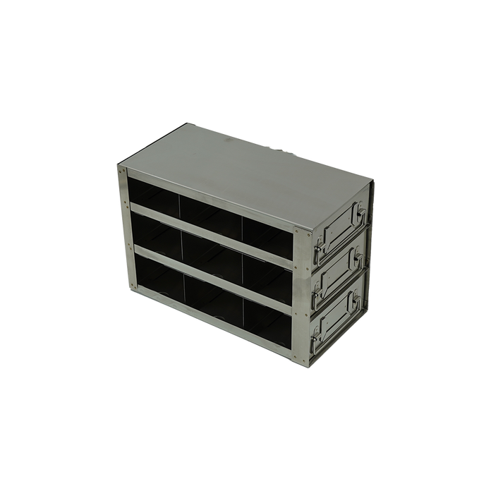 Crystal Industries - UFDMP-33 - Upright Freezer Drawer Rack for Microtiter Plates, 3x3 Configuration