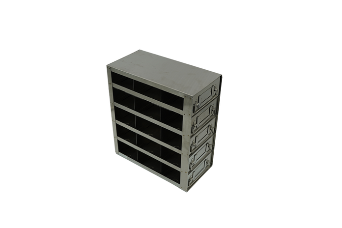 Crystal Industries - UFDMP-35 - Upright Freezer Drawer Rack for Microtiter Plates, 3x5 Configuration