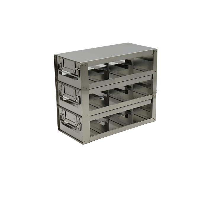 Crystal Industries - UFDPCR - Upright Freezer Drawer Rack for 0.2ml Tube 96-Well PCR Boxes