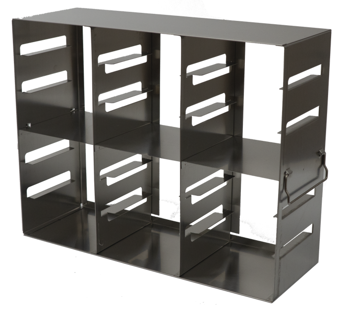 Crystal Industries - UFE-362 - Upright Freezer Eco Rack for 2" Boxes, 3x6 Configuration