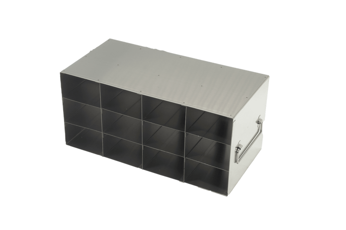 Crystal Industries - UFF-43 - Upright Freezer Rack for 32/8 Flipper JR Reversible Multi-Boxes, 4x3 Configuration