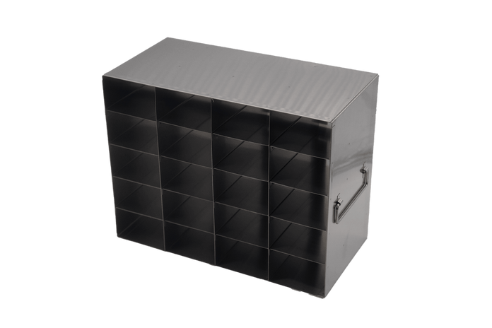 Crystal Industries - UFF-45 - Upright Freezer Rack for 32/8 Flipper JR Reversible Multi-Boxes, 4x5 Configuration