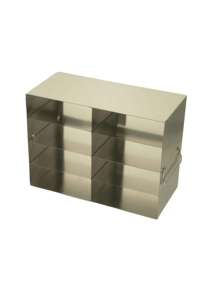 Crystal Industries - UFHT - Upright Freezer Rack for 100-Cell Hinged Top Plastic Boxes