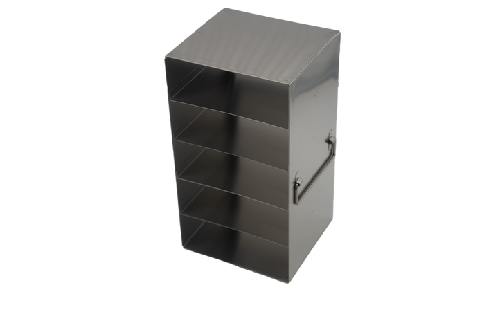 Crystal Industries - UFM-1515 - Upright Freezer Rack for 50-Cell 1.5ml Microtube Storage Boxes, 1x5x2 Configuration