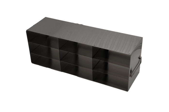 UFM-3315 - Rack for 50-Cell 1.5ml Microtube Storage Boxes, 3x3x2 Configuration