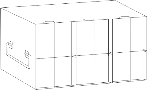 Crystal Industries - UFMP - Upright Freezer Rack for 96/384-Well Microtiter Plates
