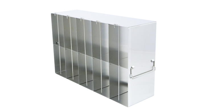 Crystal Industries - UFMP-511L - Upright Freezer Rack for 96/384-Well Microtiter Plates, 85 Plates with Lids, 95 Plates without Lids