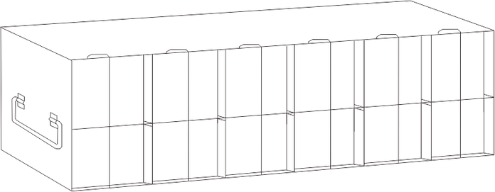 Crystal Industries - UFMP - Upright Freezer Rack for 96/384-Well Microtiter Plates